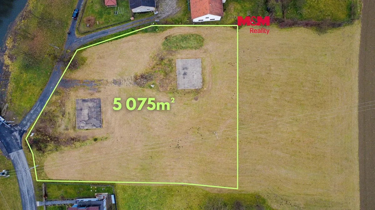 Prodej stavebního pozemku 5075 m²